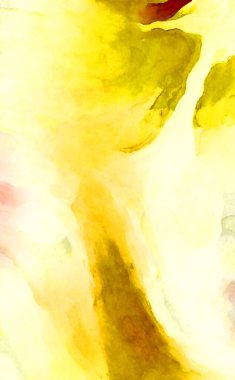 Soyut suluboya sanat eserleri. Fırça boyalı dijital resim. Renkli yaratıcı suluboya çizimi.