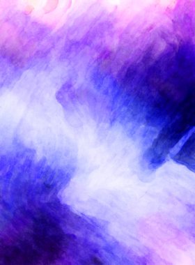 Soyut suluboya sanat eserleri. Fırça boyalı dijital resim. Renkli yaratıcı suluboya çizimi.