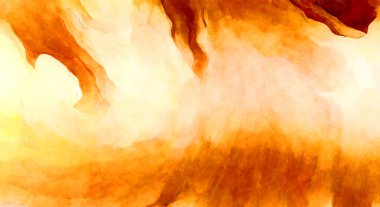 Soyut suluboya sanat eserleri. Fırça boyalı dijital resim. Renkli yaratıcı suluboya çizimi.