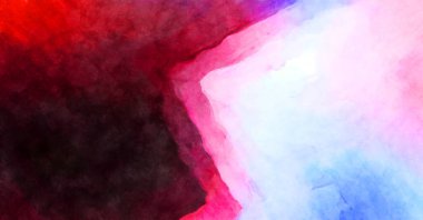 Soyut suluboya sanat eserleri. Fırça boyalı dijital resim. Renkli yaratıcı suluboya çizimi.