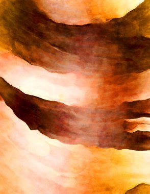 Soyut suluboya sanat eserleri. Fırça boyalı dijital resim. Renkli yaratıcı suluboya çizimi.