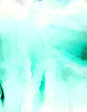 Soyut suluboya sanat eserleri. Fırça boyalı dijital resim. Renkli yaratıcı suluboya çizimi.