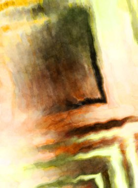 Soyut suluboya sanat eserleri. Fırça boyalı dijital resim. Renkli yaratıcı suluboya çizimi.