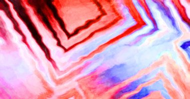 Soyut suluboya sanat eserleri. Fırça boyalı dijital resim. Renkli yaratıcı suluboya çizimi.