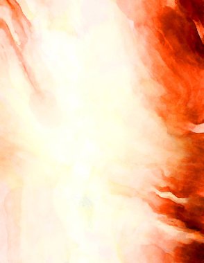 Soyut suluboya sanat eserleri. Fırça boyalı dijital resim. Renkli yaratıcı suluboya çizimi.