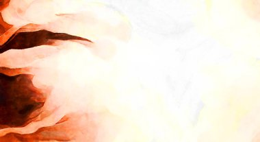 Soyut suluboya sanat eserleri. Fırça boyalı dijital resim. Renkli yaratıcı suluboya çizimi.