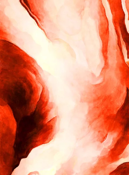 Soyut suluboya sanat eserleri. Fırça boyalı dijital resim. Renkli yaratıcı suluboya çizimi.