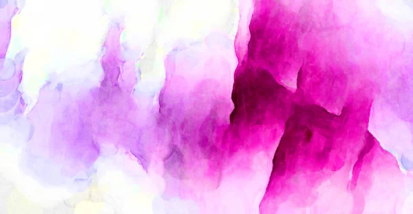 Expressive Abstract Watercolor Artwork Brush Painted Digital Art Painting Colorful — Stock Photo, Image