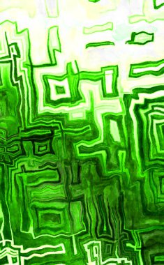 Soyut suluboya sanat eserleri. Fırça boyalı dijital resim. Renkli yaratıcı suluboya çizimi.