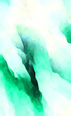 Soyut suluboya sanat eserleri. Fırça boyalı dijital resim. Renkli yaratıcı suluboya çizimi.