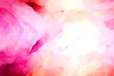 Soyut suluboya sanat eserleri. Fırça boyalı dijital resim. Renkli yaratıcı suluboya çizimi.