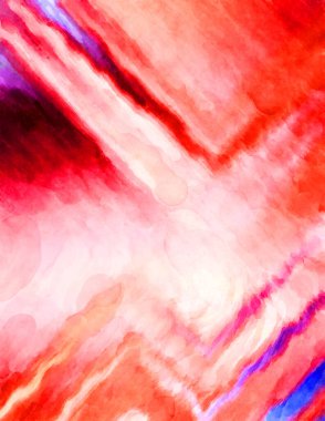 Soyut suluboya sanat eserleri. Fırça boyalı dijital resim. Renkli yaratıcı suluboya çizimi.