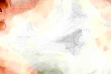 Soyut suluboya sanat eserleri. Fırça boyalı dijital resim. Renkli yaratıcı suluboya çizimi.