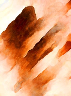 Soyut suluboya sanat eserleri. Fırça boyalı dijital resim. Renkli yaratıcı suluboya çizimi.