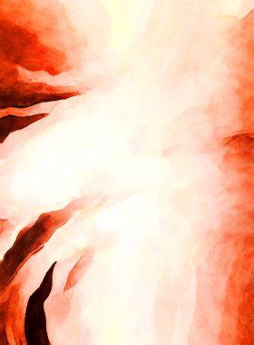 Soyut suluboya sanat eserleri. Fırça boyalı dijital resim. Renkli yaratıcı suluboya çizimi.