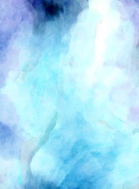 Soyut suluboya sanat eserleri. Fırça boyalı dijital resim. Renkli yaratıcı suluboya çizimi.