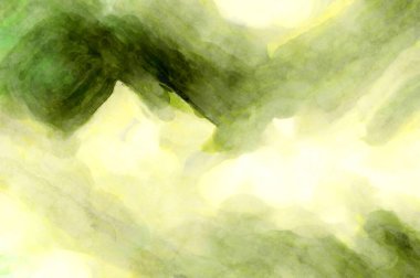 Soyut suluboya sanat eserleri. Fırça boyalı dijital resim. Renkli yaratıcı suluboya çizimi.