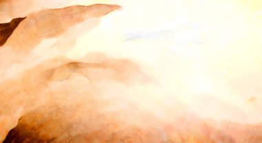 Soyut suluboya sanat eserleri. Fırça boyalı dijital resim. Renkli yaratıcı suluboya çizimi.