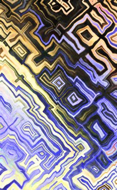 Soyut suluboya sanat eserleri. Fırça boyalı dijital resim. Renkli yaratıcı suluboya çizimi.