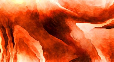 Soyut suluboya sanat eserleri. Fırça boyalı dijital resim. Renkli yaratıcı suluboya çizimi.