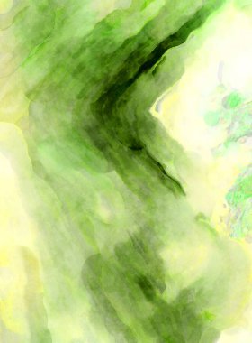 Soyut suluboya sanat eserleri. Fırça boyalı dijital resim. Renkli yaratıcı suluboya çizimi.