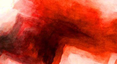 Soyut suluboya sanat eserleri. Fırça boyalı dijital resim. Renkli yaratıcı suluboya çizimi.