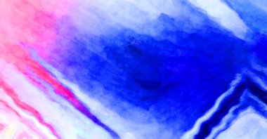 Soyut suluboya sanat eserleri. Fırça boyalı dijital resim. Renkli yaratıcı suluboya çizimi.