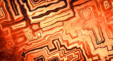 Soyut suluboya sanat eserleri. Fırça boyalı dijital resim. Renkli yaratıcı suluboya çizimi.