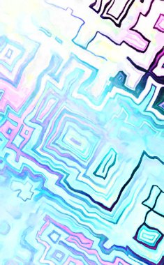 Soyut suluboya sanat eserleri. Fırça boyalı dijital resim. Renkli yaratıcı suluboya çizimi.