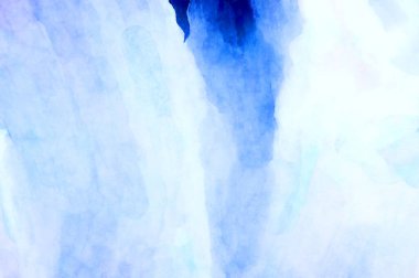 Soyut suluboya sanat eserleri. Fırça boyalı dijital resim. Renkli yaratıcı suluboya çizimi.