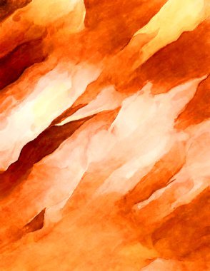 Soyut suluboya sanat eserleri. Fırça boyalı dijital resim. Renkli yaratıcı suluboya çizimi.