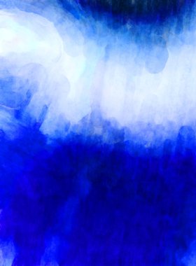 Soyut suluboya sanat eserleri. Fırça boyalı dijital resim. Renkli yaratıcı suluboya çizimi.