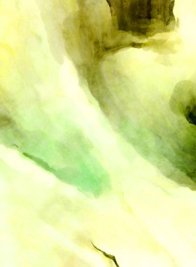 Soyut suluboya sanat eserleri. Fırça boyalı dijital resim. Renkli yaratıcı suluboya çizimi.