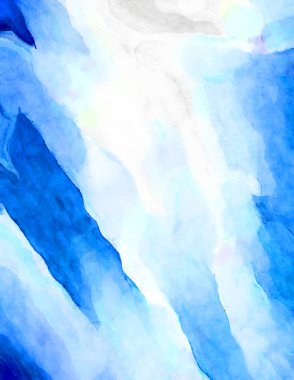 Soyut suluboya sanat eserleri. Fırça boyalı dijital resim. Renkli yaratıcı suluboya çizimi.