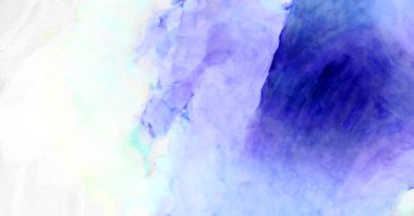 Soyut suluboya sanat eserleri. Fırça boyalı dijital resim. Renkli yaratıcı suluboya çizimi.