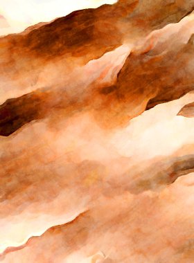 Soyut suluboya sanat eserleri. Fırça boyalı dijital resim. Renkli yaratıcı suluboya çizimi.