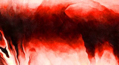 Soyut suluboya sanat eserleri. Fırça boyalı dijital resim. Renkli yaratıcı suluboya çizimi.