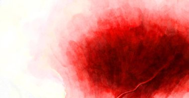 Soyut suluboya sanat eserleri. Fırça boyalı dijital resim. Renkli yaratıcı suluboya çizimi.