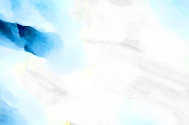 Soyut suluboya sanat eserleri. Fırça boyalı dijital resim. Renkli yaratıcı suluboya çizimi.