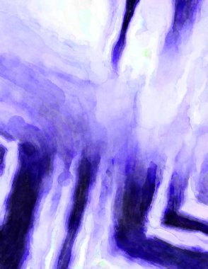 Soyut suluboya sanat eserleri. Fırça boyalı dijital resim. Renkli yaratıcı suluboya çizimi.