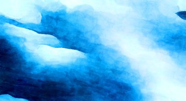 Soyut suluboya sanat eserleri. Fırça boyalı dijital resim. Renkli yaratıcı suluboya çizimi.