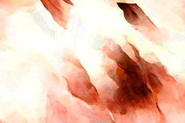 Soyut suluboya sanat eserleri. Fırça boyalı dijital resim. Renkli yaratıcı suluboya çizimi.