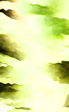 Soyut suluboya sanat eserleri. Fırça boyalı dijital resim. Renkli yaratıcı suluboya çizimi.