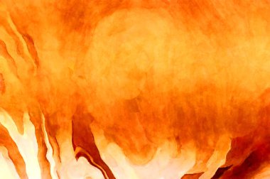 Soyut suluboya sanat eserleri. Fırça boyalı dijital resim. Renkli yaratıcı suluboya çizimi.