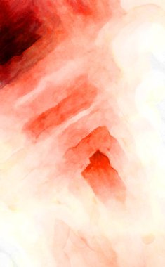 Soyut suluboya sanat eserleri. Fırça boyalı dijital resim. Renkli yaratıcı suluboya çizimi.