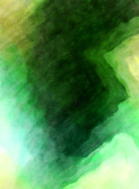 Soyut suluboya sanat eserleri. Fırça boyalı dijital resim. Renkli yaratıcı suluboya çizimi.