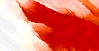 Soyut suluboya sanat eserleri. Fırça boyalı dijital resim. Renkli yaratıcı suluboya çizimi.