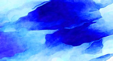 Soyut suluboya sanat eserleri. Fırça boyalı dijital resim. Renkli yaratıcı suluboya çizimi.