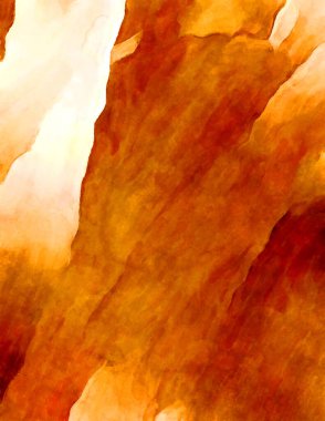 Soyut suluboya sanat eserleri. Fırça boyalı dijital resim. Renkli yaratıcı suluboya çizimi.