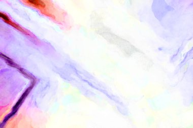 Soyut suluboya sanat eserleri. Fırça boyalı dijital resim. Renkli yaratıcı suluboya çizimi.